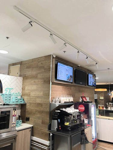 CINNABON, сеть пекарен - освещение рис.3